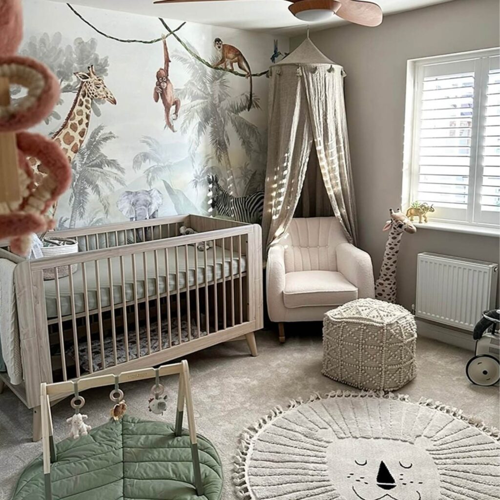 Safari themed nursery