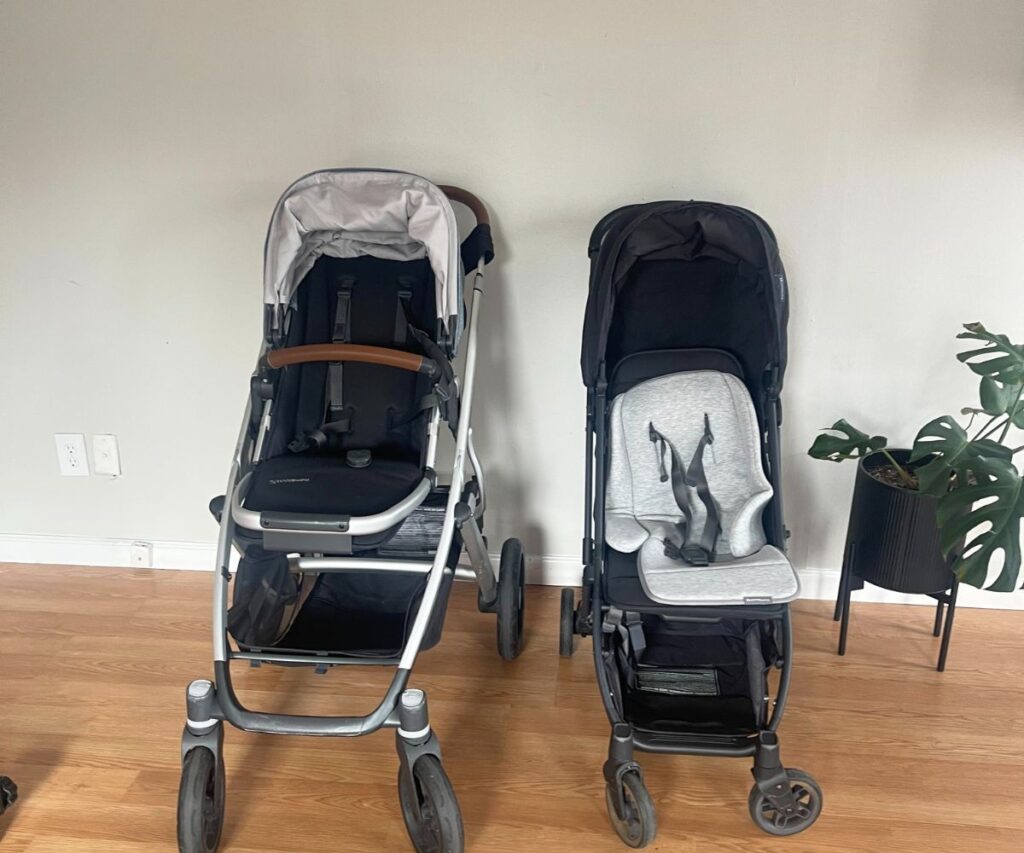 Picture of strollers.