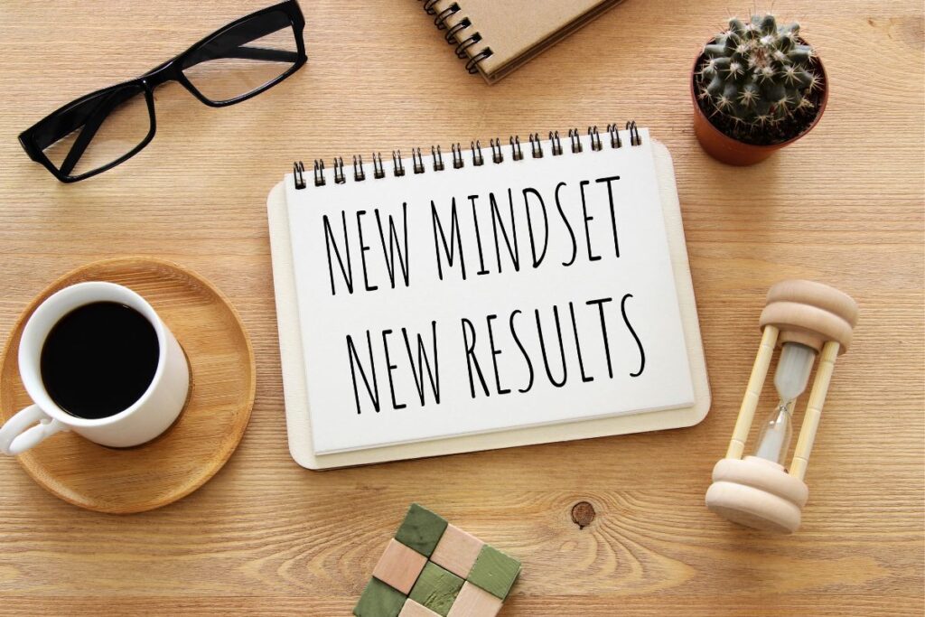 Mindset quote for breaking through the overwhelm of decluttering