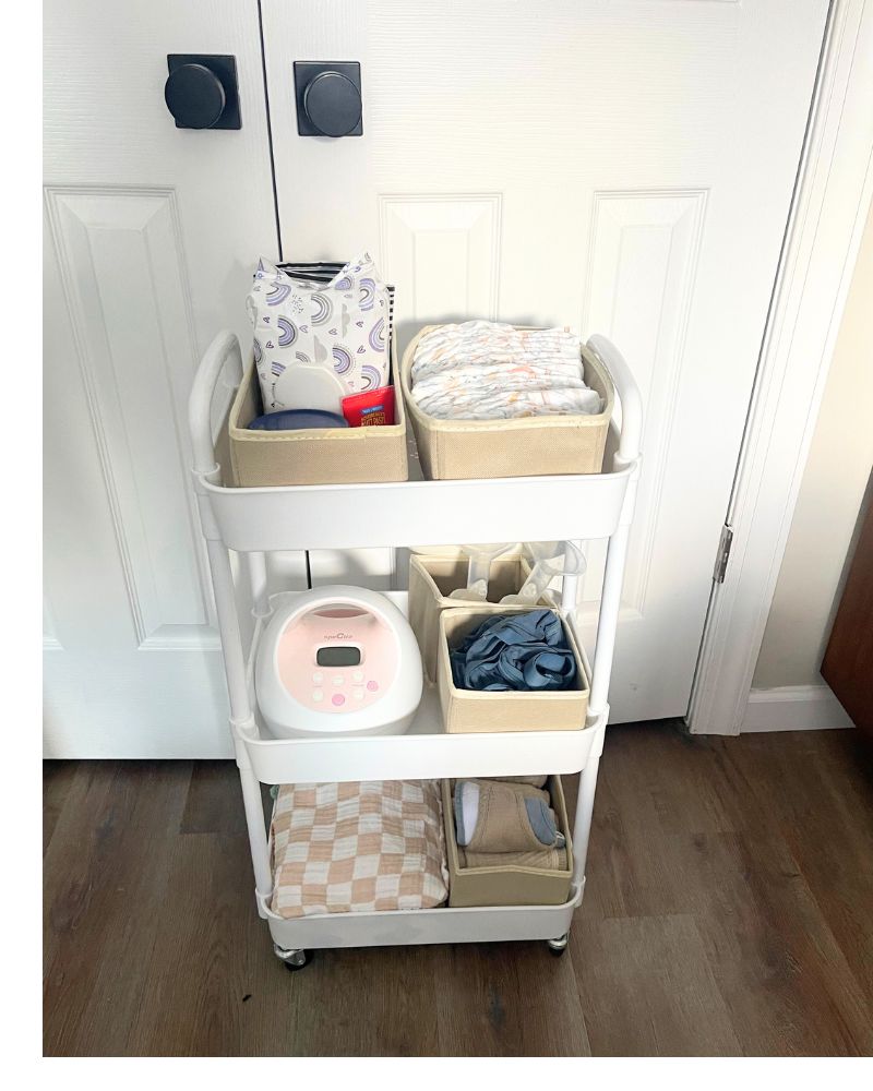 Photo of Diaper Changing Bedroom Cart 