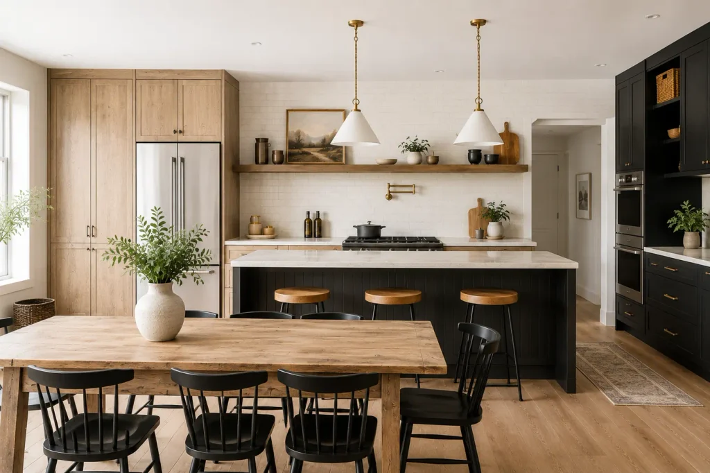 Organized and clutter free kitchen 