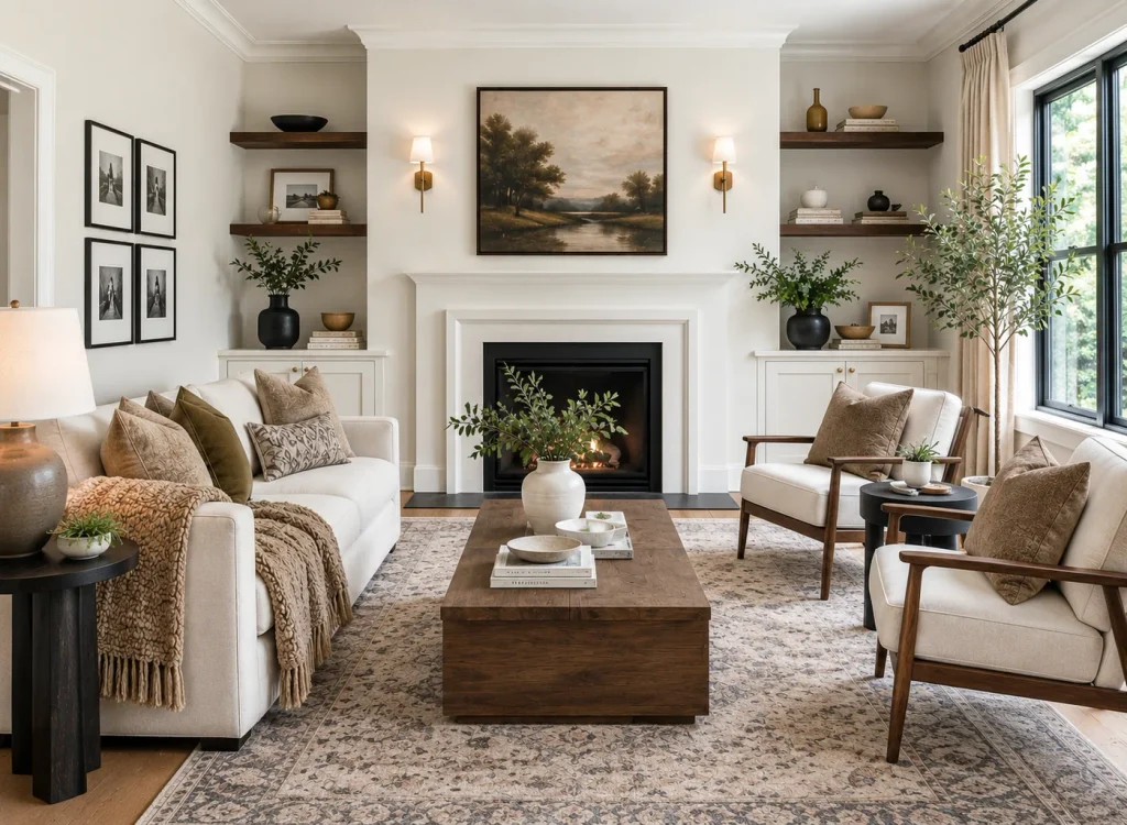 Living room decluttering checklist for organizing your home