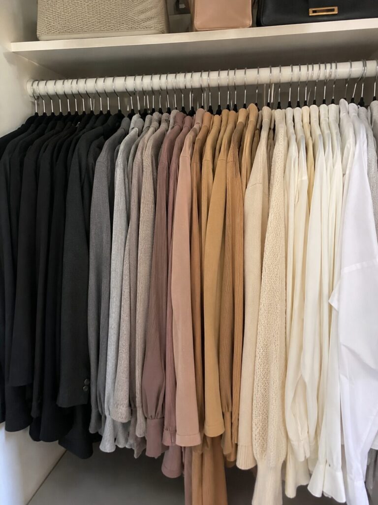 Gradient method for color coordinating clothes