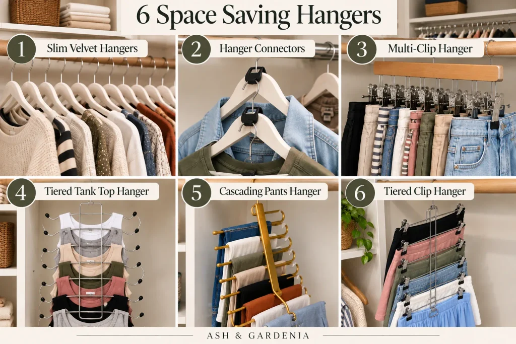 Clothes storage ideas for closets: Six space saving hangers  