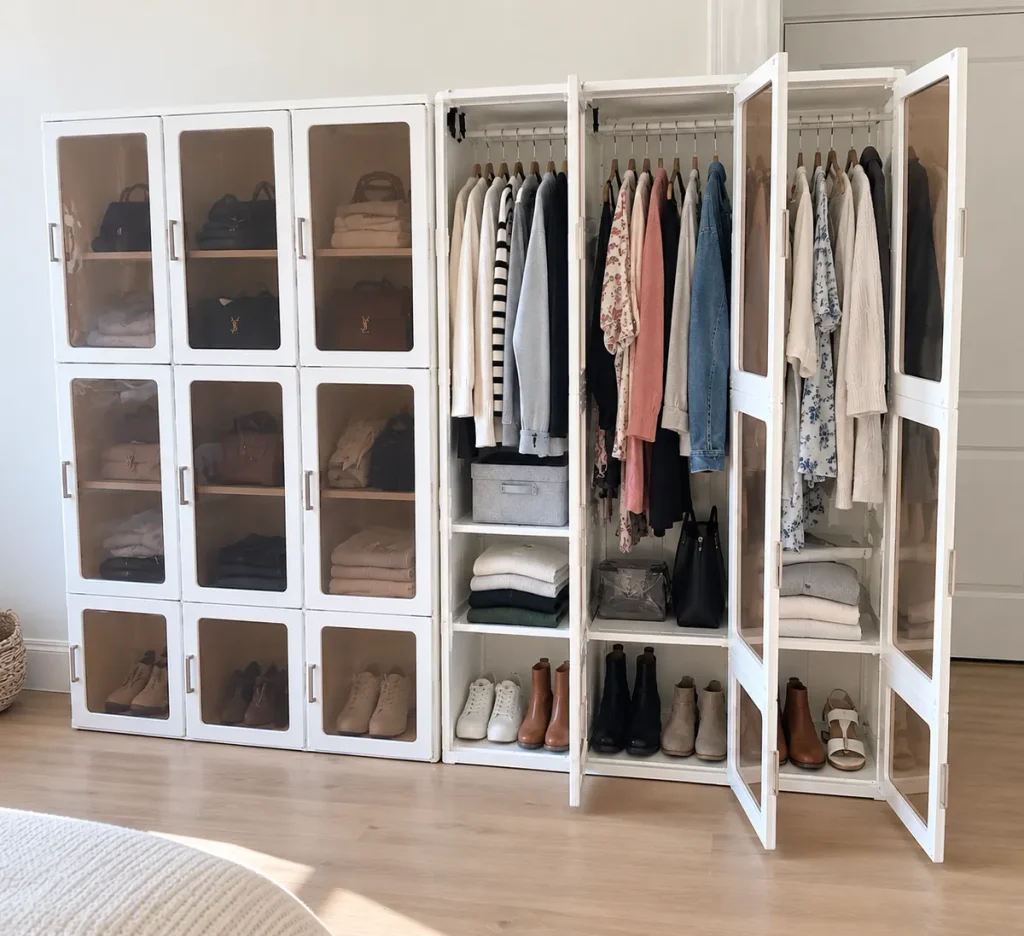 modular portable wardrobe closets for bedrooms with no closets