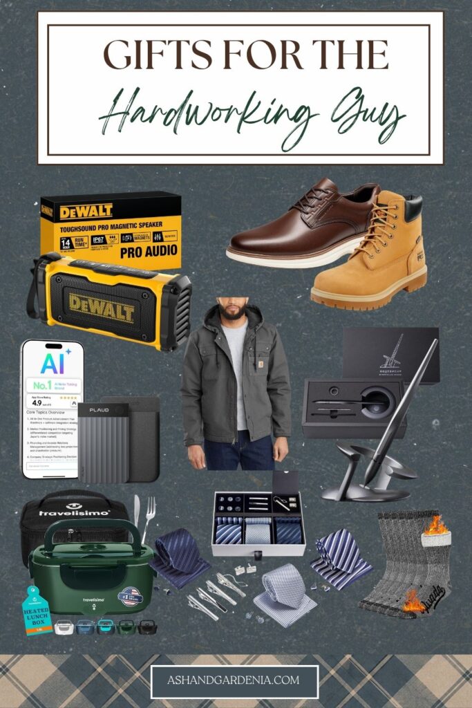 Gift ideas for the hard working guy